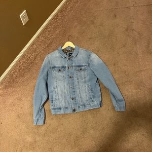 Jean jacket from forger 21 with animal print inside
